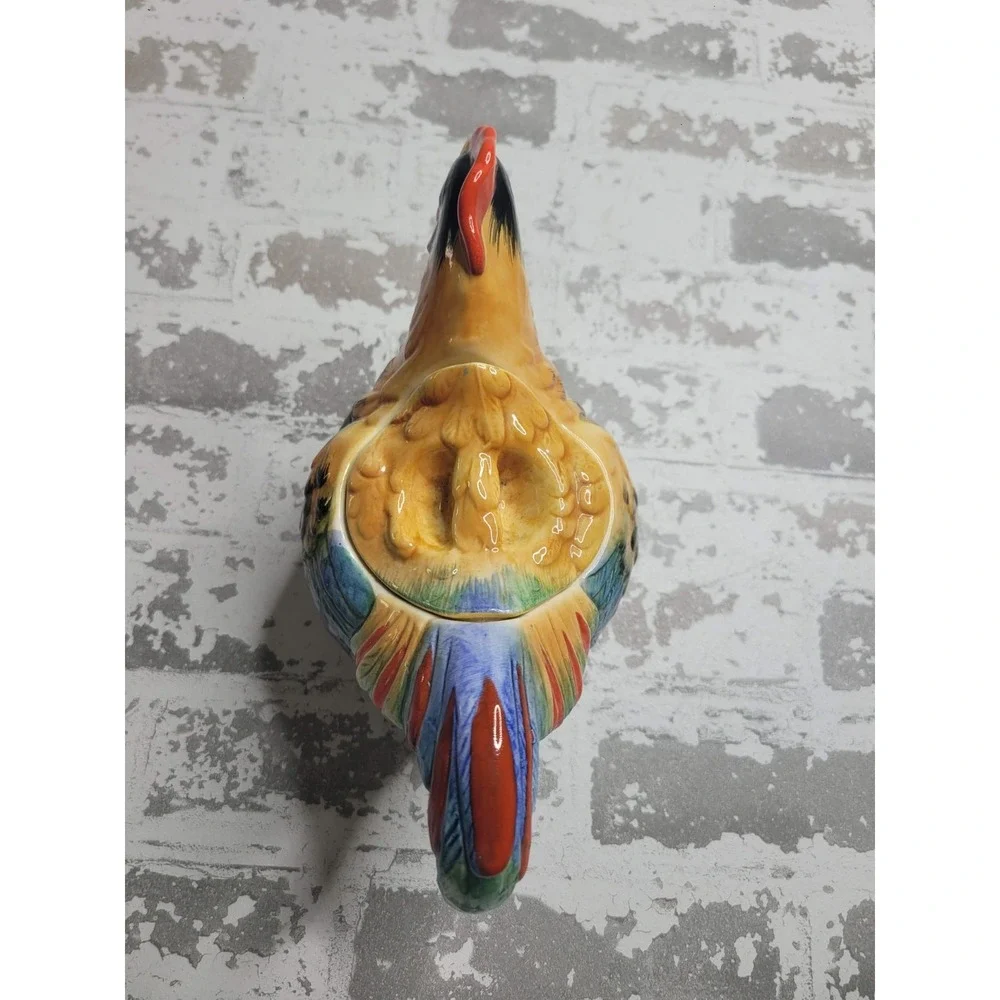 The Haldon Group Rooster Chicken Teapot Ceramic 1981‎ Japan